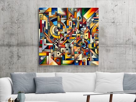 Kunstprint | Wanddecoratie | Dibond | 20 × 20 cm