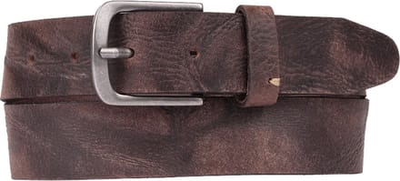 Presly & Sun Heren - Leren riem - Bruin - 115cm