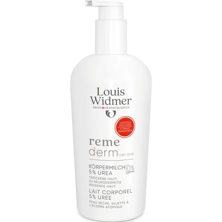Louis Widmer Remederm Lichaamsmelk 5 % Ureum Value Pack Zonder Parfum 400ml