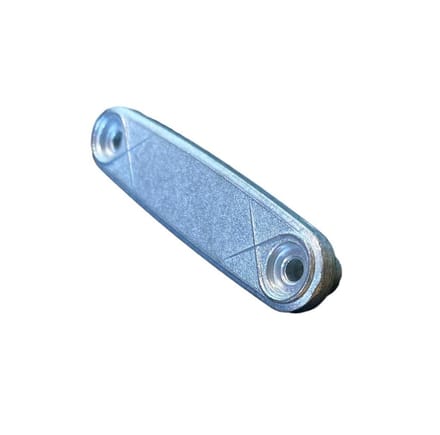 Gardena plaatje gecoat met gaatjes