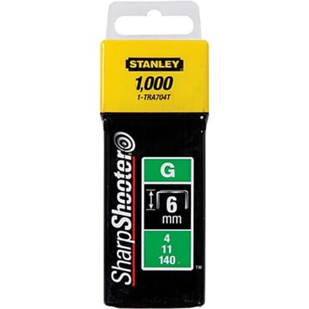 Stanley Nieten Verzinkt 6mm - Type G 4/11/140 - 1000 Stuks