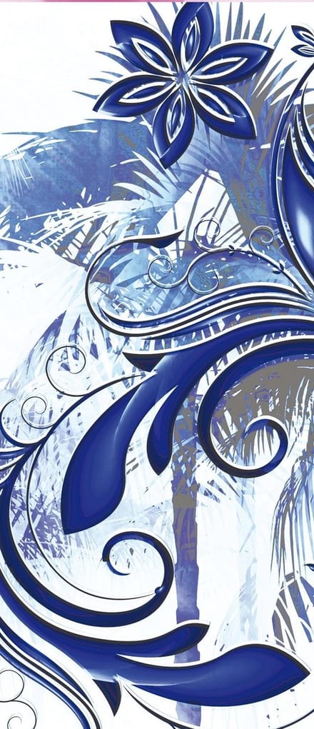 Flowers Abstract Art Photo Wallcovering