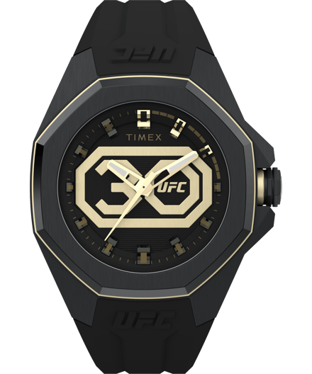 Timex UFC Pro TW2V90200 Horloge - Siliconen - Zwart - Ø 45 mm