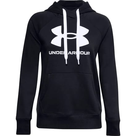 Dames Hoodie Under Armour met logo Rival Fleece