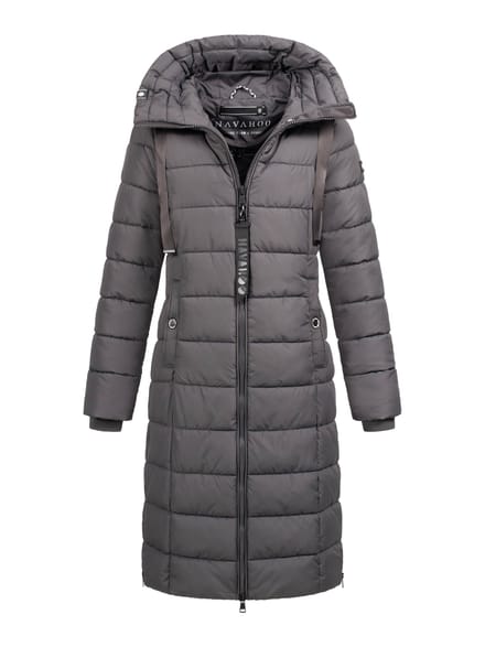 Navahoo Mondmädchen dames wintermantel met capuchon en fleecevoering