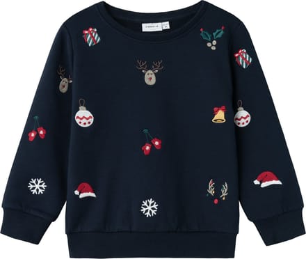 NAME IT NMNRKRINGLE NREG SWEAT BRU Jongens Trui - Maat 98
