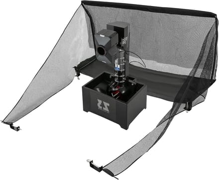 Tafeltennismachine met net - Pingpong robot - Gerichte training - Meerdere slagmodi - 100 ballen capaciteit - Zwart