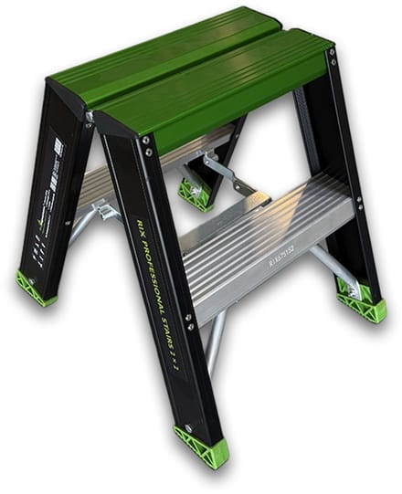 Rix Steigersystemen Dubbele oplooptrap 2 x 2 treden