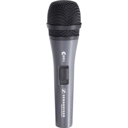 Hand Zangmicrofoon Sennheiser E 835 S Zendmethode:Kabelgebonden Incl. klem