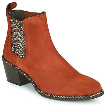 Enkellaarzen Regard NOISY V3 VELOURS TUILE