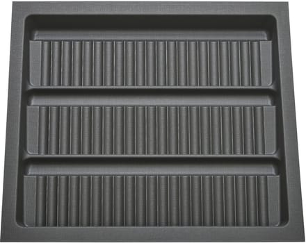ORGA-BOX-9 529 x 473, Canvas-structuur, antraciet (60er Gewürzeinsatz)