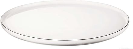 ASA Selection | Diner Bord | Oco Ligne Noire | Rond | Porselein | Wit | 27CM