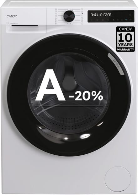 Candy BR 413BL8-S - Wasmachine - 13kg - A-20% - Extra Stil (72dB) - Soft Drum - 16 programma’s - Getest om 20 jaar mee te gaan - 10 jaar garantie op onderdelen