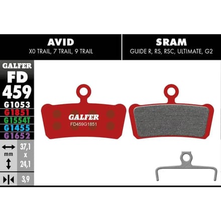Remblok Galfer Avid X0 , 7 , 9