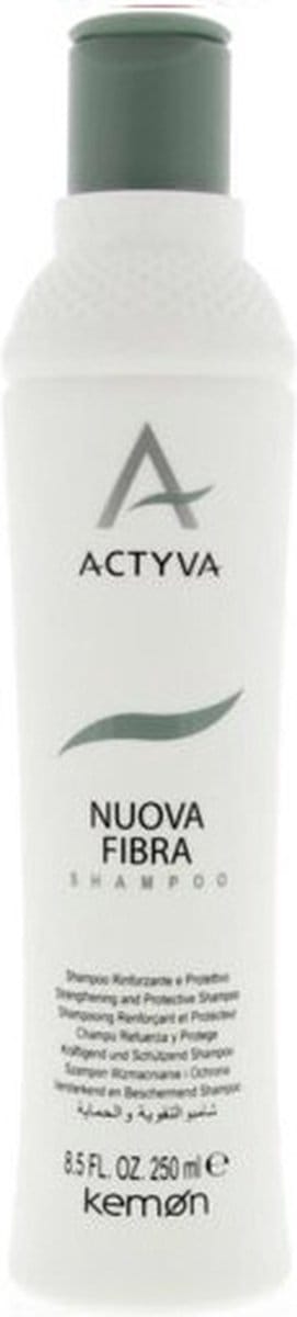 Kemon Nuova Fibra Shampoo - Strengthening & Protective voor beschadigd haar - 250 ml