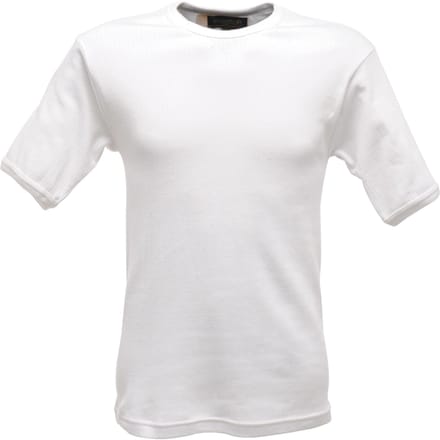 Regatta Heren Thermisch Ondergoed Korte Mouw Vest / T-Shirt (Wit)