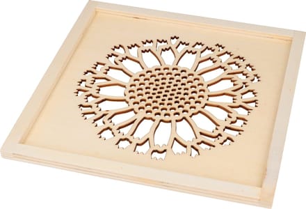 Diepe kader 20x20 cm hout - Artemio