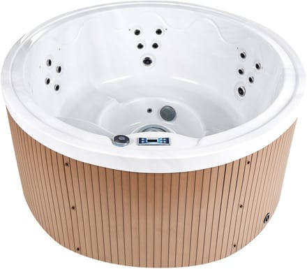 MARFIL - Buiten hottub met LED - Wit - Acryl