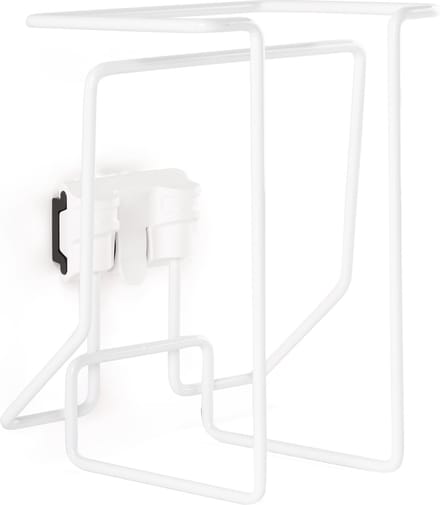 Toolflex Multifunctionele Houder voor Wegwerphandschoenen - Wand en Railmontage Wit
