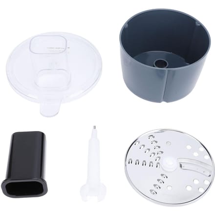 Foodprocessor Container Snijset Professioneel Hoge Efficiëntie Veilig Groentesnijder Hulpstuk L gray