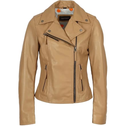 Leren jas voor vrouwen Oakwood Clips