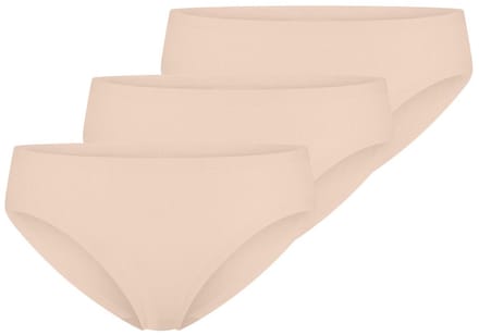 Schiesser Dames slip / onderbroek 3 pack Invisible Light