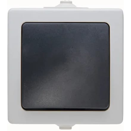 Sencys Wisselschakelaar Denver - Ip44 - Grijs - Opbouw