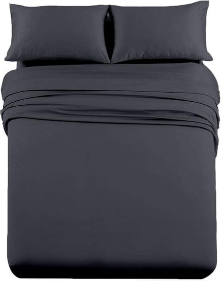 Camper Kingsize Lakenset 183x203 cm - 4 Delig - Geschikt voor Diepe Matrassen