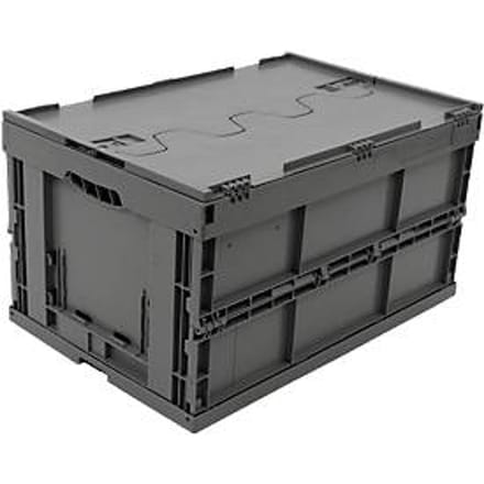 Vouwbox Euronorm 6432 NG DL, grijs