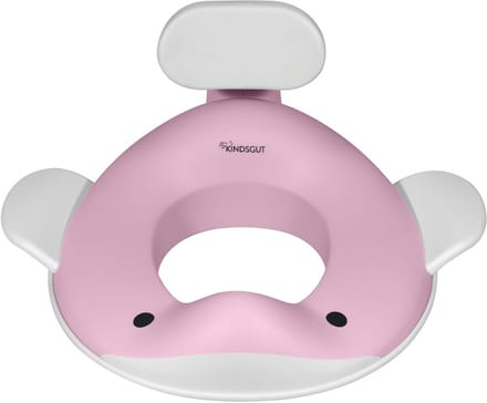 Universeel Kinder Toiletbril Walvis - Antislip & Kindvriendelijk - Lichtroze