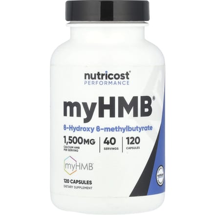 Verbeterde Atletische Prestaties, Myhmb®, 1.500 mg, 120 Capsules (500 mg per capsule)