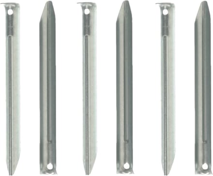 Tent haringen - 60x stuks - metaal - halfrond - 30 cm - tentharingen