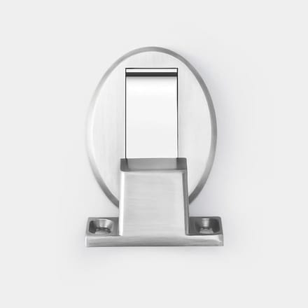 Magnetische Deurstoppers - Deurvanger RVS - Deur Open Houden - Muurbevestiging - 1 stuk - Zilver