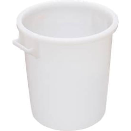 Ton, van HDPE, stapelbaar 35 liter, naturel