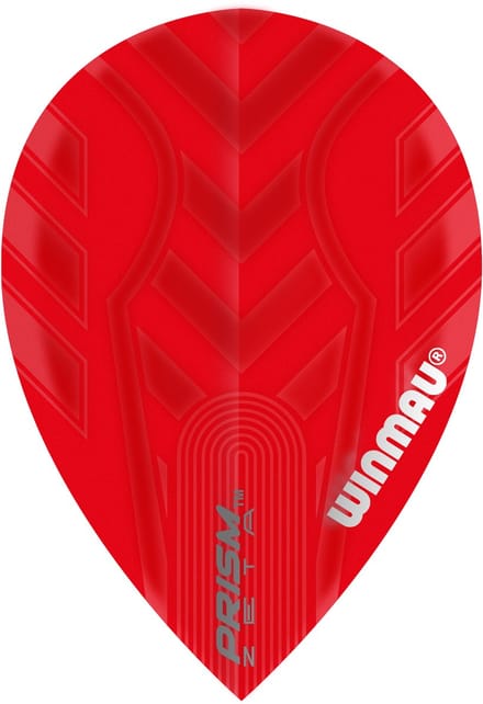 Winmau Prism Zeta Pear Red - Dart Flights