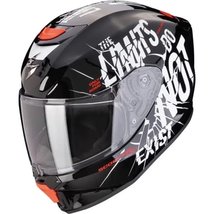 Scorpion EXO-JNR Boum Zwart Wit Integraalhelm - Helm