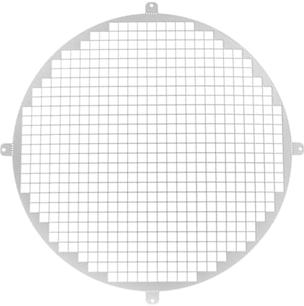 Ventilatierooster 31,5 cm - Verzilverd Staal - Universeel Luchttoevoersysteem