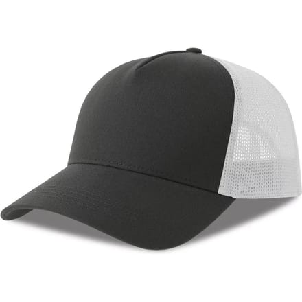 Atlantis Headwear Rapper Cotton-S Cap AT535 - DARK GREY/WHITE - One size