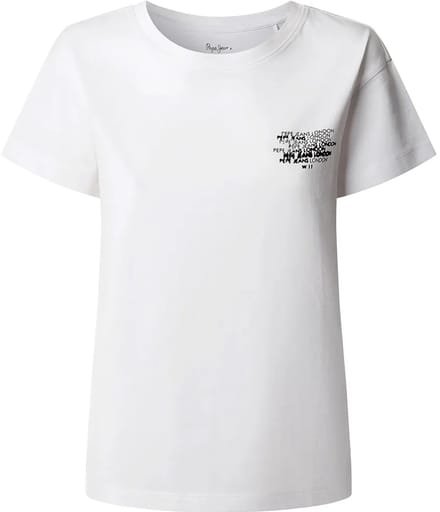 Pepe Jeans Baithiara T-shirt Met Korte Mouwen Wit S Vrouw
