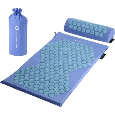 HMS Premium AKM03 Set - Acupressuur Set - Inclusief Mat en Kussen - Blauwe Kleur