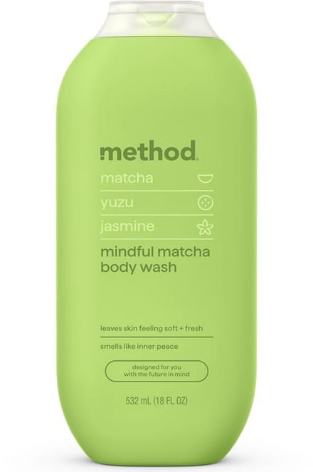 Method Body Wash Matcha - Mindful Matcha - Matcha + Yuzu + Jasmine notes - 532 ml
