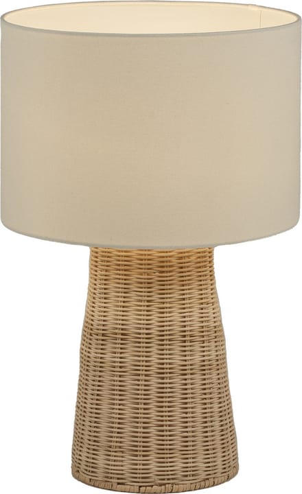 Lumidora Tafellamp 74740 - E27 - Wit - Naturel - Riet - ⌀ 33 cm