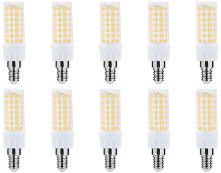 Modee LED Buislamp E14 - 6W 6000K 600lm 230V - LED Afzuigkaplamp - Daglicht Wit - 10 stuks