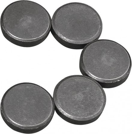 Ronde magneten -  20 x 5 mm - 15 stuks