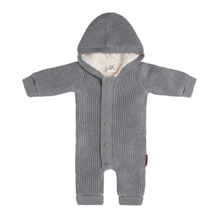 Baby's Only Overall teddy Soul - Grijs - 68 - 100% ecologisch katoen - GOTS