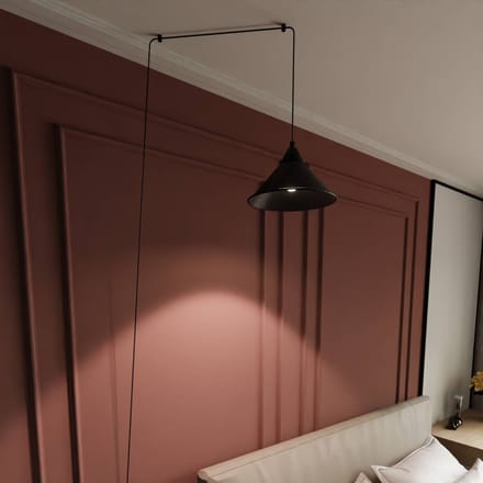EMIBIG LIGHTING Hanglamp Ramo, 1-lamp, zwart