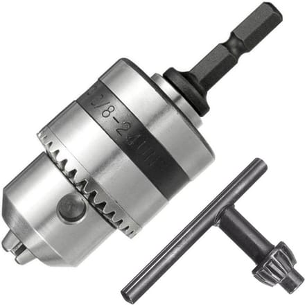 Adaptateur Convertisseur de Mandrin de Perceuse Électrique 3 8 noir