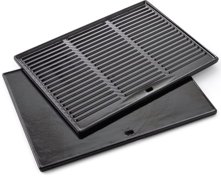 Barbecook Bakplaat - BBQ grillplaat - Gietijzer - Zwart - 43x35cm
