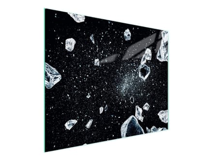 TMK ArtDeko - Snijplank - 52x30 cm - Glas - Lód