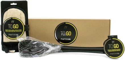 Wellness Set met Luffa Handschoen en Massageborstel voor Lichaamsverzorging